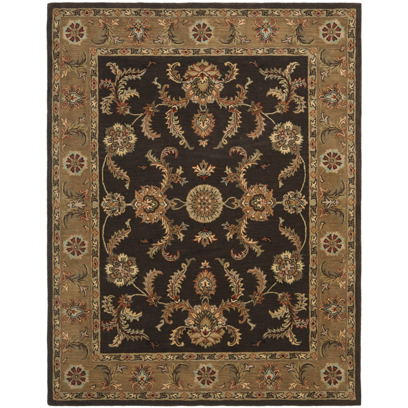 Meriden Hand Tufted Wool Oriental Rug, Rectangle 5' x 8'