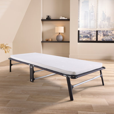  CM32 Compact Folding Cot Bed with Memory Mattress, Twin 32" x 75"