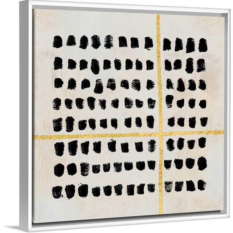 Time - Reproduction d'art sur toile, H 22 po x l 22 po, Toile avec cadre flottant, Blanc