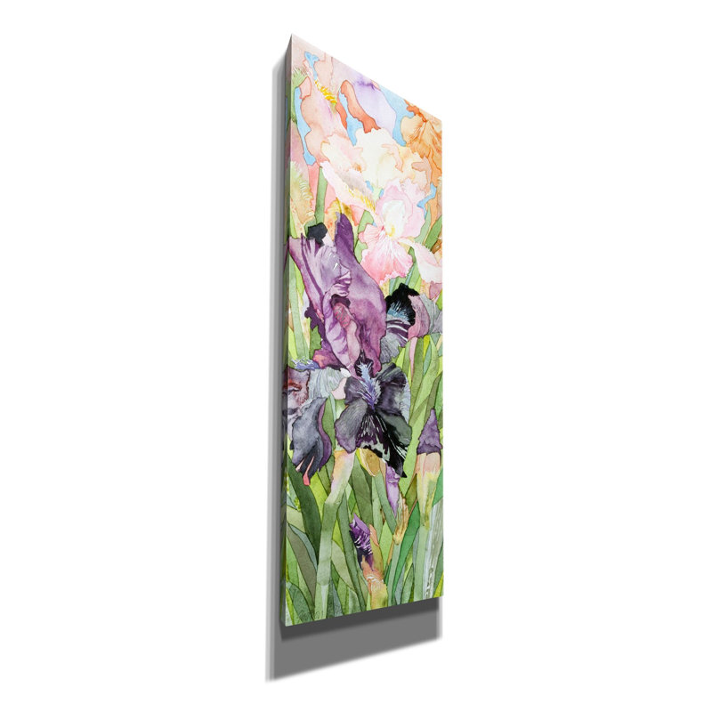 Sur toile, H 36 po x l 12 po x P 1,5 po