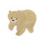 Washable Animal Cotton Rug Bear