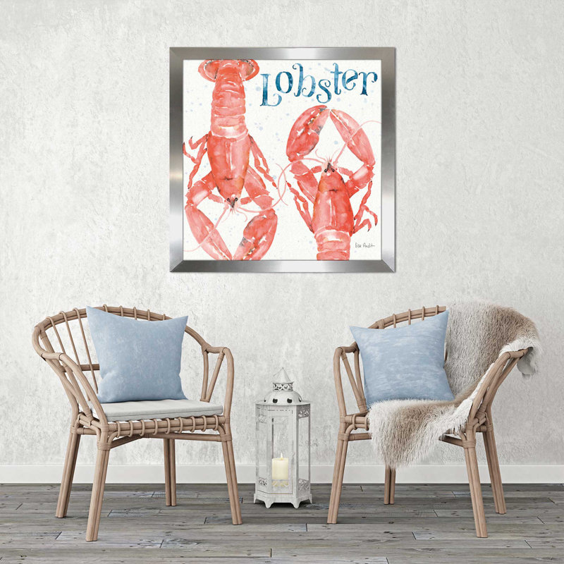 « beach house cuisine vi », reproduction de peinture à l’aquarelle sur toile, H 21,5 po x l 21,5 po x P 0,75 po