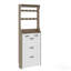 Armoire à chaussures 3 portes / 2 tiroirs, grand, pour vestibule - chêne