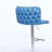 Swivel Bar Stool with adjustable seat height and chrome base, modern PU soft package with full back cushion bar stool, set of 2-1538004513