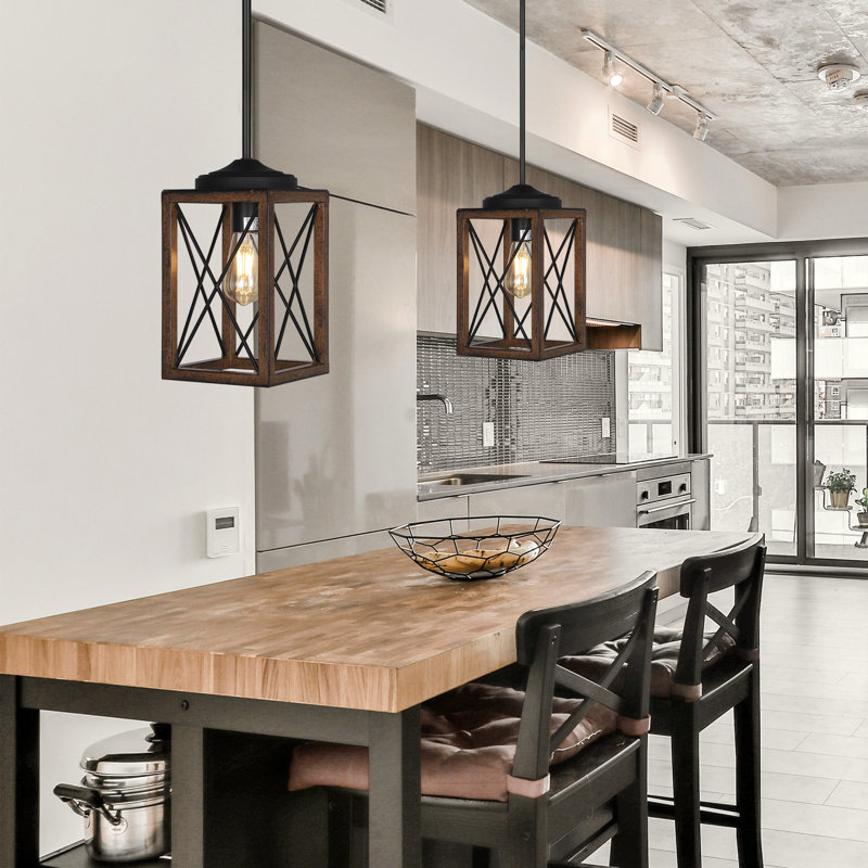 Euanson Light Lantern Rectangle Pendant