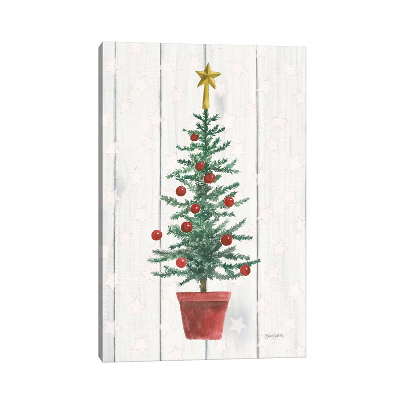 «Welcome Christmas IV» par Jenaya Jackson, reproduction d'art sur toile tendue, H 40 po x l 26 po x P 1,5 po