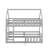 Twin Over Twin House Bunk Bed With Door And Fence-291774506