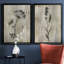 «Sumi-e Silhouette I», ensemble de 2 reproductions d'art-1917085886-1917085882-1980170828