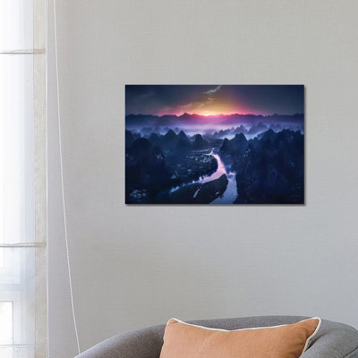 The Earth Awakening by Jesús M. García - Wrapped Canvas Print