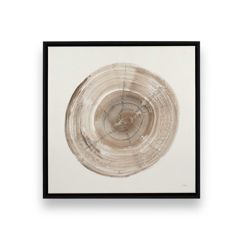 Rings of Time II, reproduction sur toile dans un cadre, H 12,75 po x l 12,75 po, Cadre flottant noir satiné