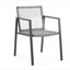 Ensemble de salle à manger d'extérieur, ensemble de chaises de salle à manger de 6 + table de salle à manger en aluminium
