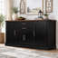 Armoire de rangement 63 "avec porte de grange 63" avec 2 tiroirs et porte-1143725583