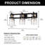 Adwait 3 - Light Dimmable Vanity Light