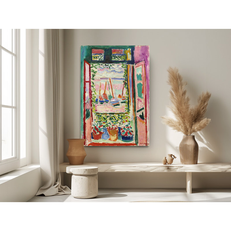 «The Open Window» par Henri Matisse, reproduction d'art moderne, reproduction d'art sur toile, reproduction d'art
