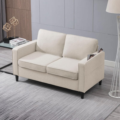 Petit causeuse pour causeuse pour petits espaces, causeuse de 54 po, petit canapé à deux places, canapé confortable moderne pour la chambre à coucher et le salon