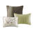 Green Embroidered Bedding Set, Polyester, Transitional Style For Home