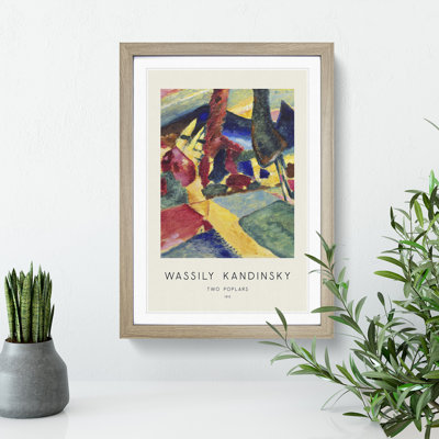Landscape with Two Poplars by Wassily Kandinsky - Picture Frame Art Prints