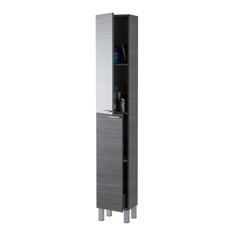 Anashima Linen Cabinet, Grey