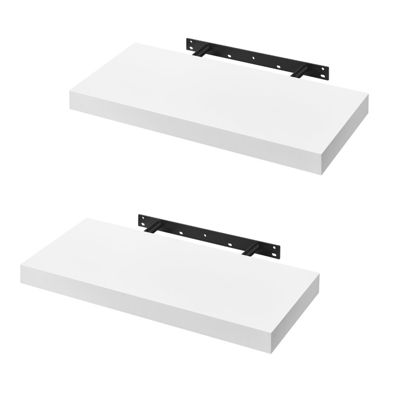 Floating Shelves, Wall Mounted, White