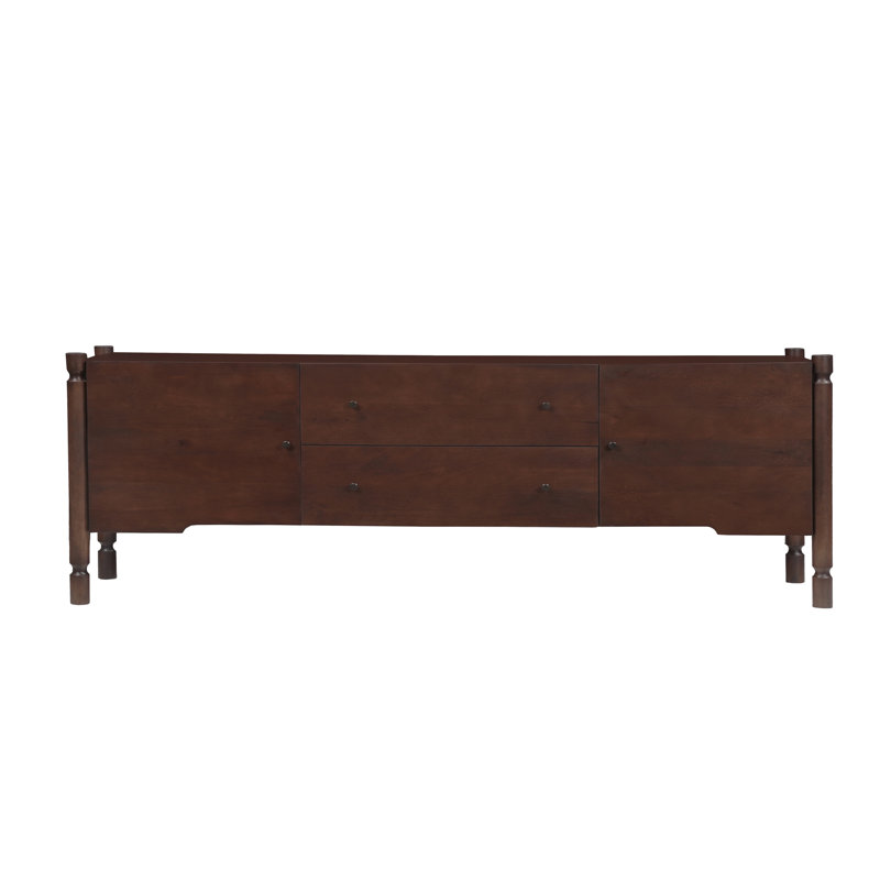 Contemporary Handmade Mango Wood Sideboard