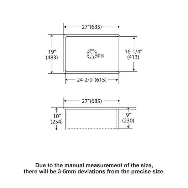 Dimensions du produit