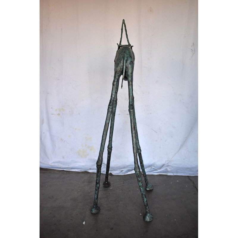 Statue de bronze éléphant Angina, Vert