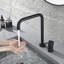 Robinet de lavabo à poignée simple 11,81 po, robinet de meuble-lavabo en laiton massif-99131830