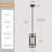 Husnu 5.51" W 1-Light Dimmable Metal Single Pendant Light-2086134704