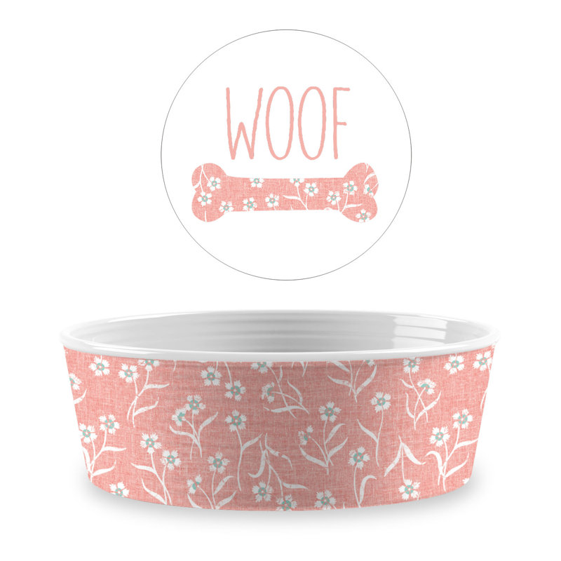 Flower Fields Anti-Skid Pet Bowl