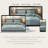 100% French Linen Pillowcase Set Of 2, Pure Flax Pillow Covers With Embroidered-115607242-115607247