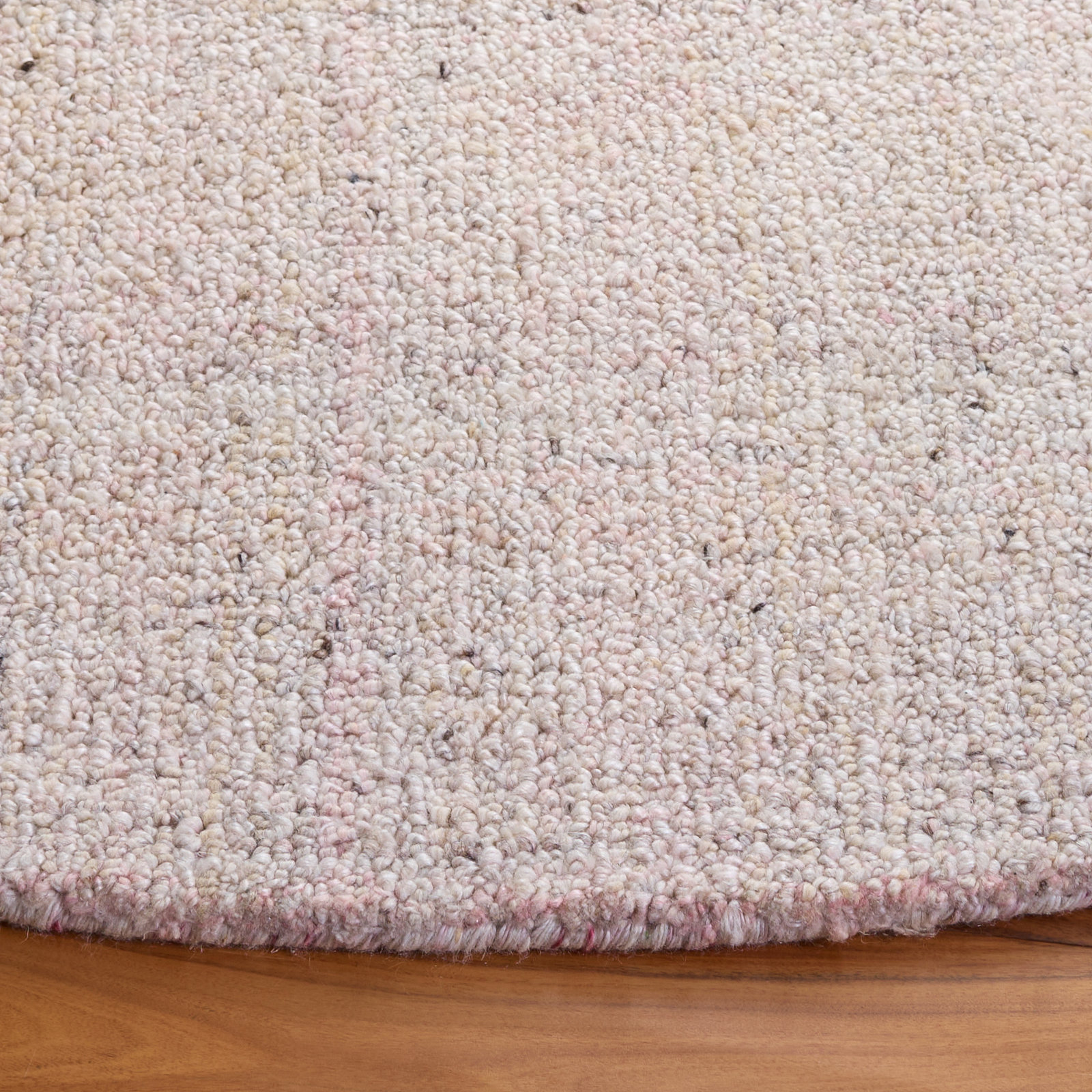 Hand-Tufted Abstract Rug, Round 6'