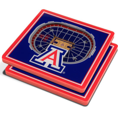 Acrylic Square 2 Piece Coaster Set