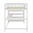 Full Size Loft Bed With Shelves And Desk-837635029