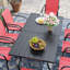 Ensemble repas pour 8 personnes avec chaises empilables PVC-coated polyester-646904867