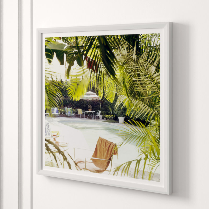 Swimming Pool At Lilly Pulitzer's Giclee Print by Horst P. Horst