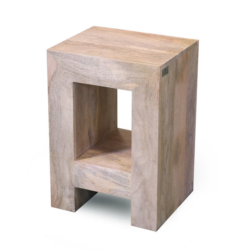 Donoghue Solid Wood Sled End Table