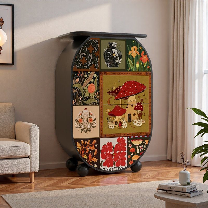 Armoire de rangement 4 tiroirs French