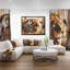 «Lion Collage - Animal Circle», art mural-35120073-26662857