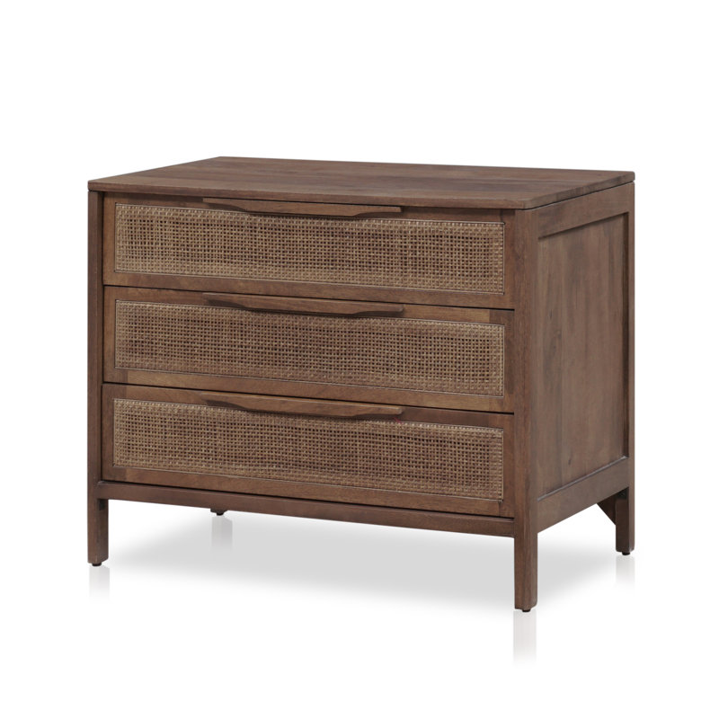 Sydney Large Nightstand, Brown Wash