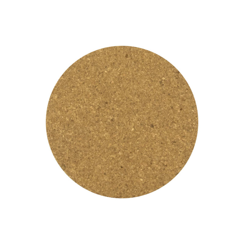 Sous-verre tapis de liège, H 0,3 po x l 6 po x P 6 po