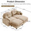Coussins en chenille Camel 2 Cloud-443927868-443927870