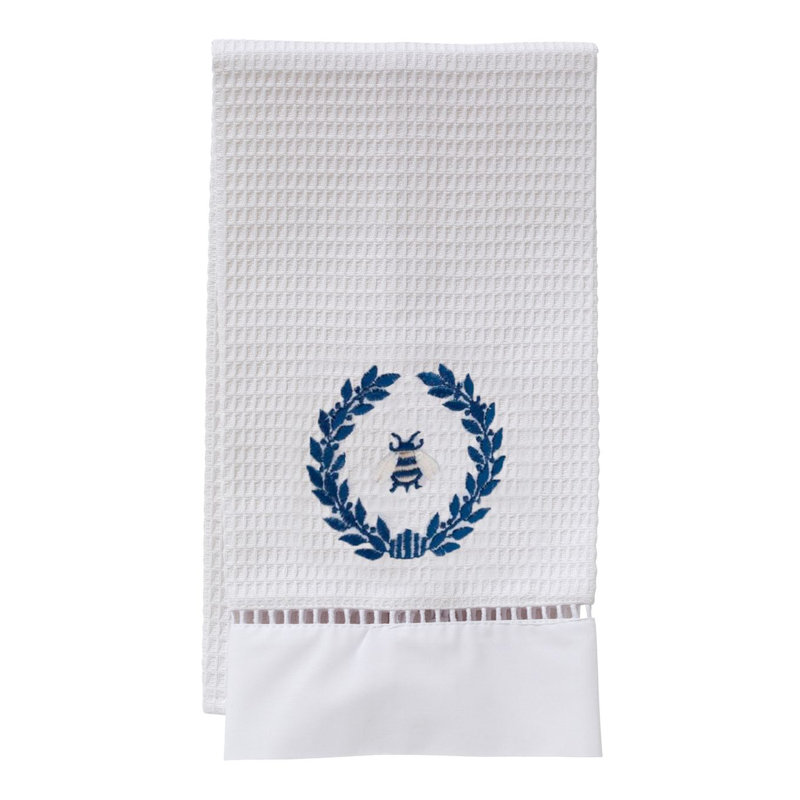Waffle Hand Towel, Navy