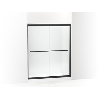 Finesse 54.62"" W x 70.06"" H Double Sliding Frameless Shower Door with Clean Coat Technology -  Sterling by Kohler, K-5475-59PBL-G05