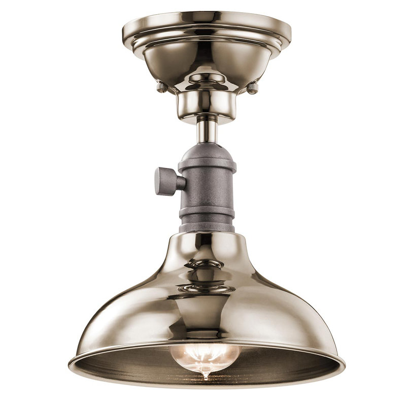 Lera 1 - Light Dome Pendant, Polished Nickel