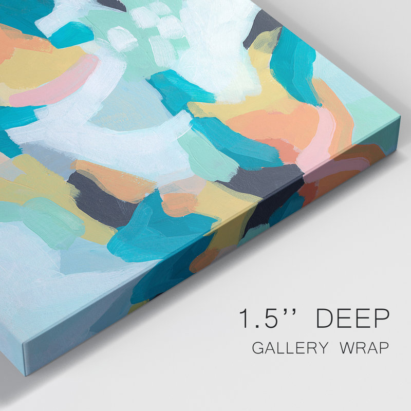 Sorbet Swirl I - Wrapped Canvas Print, 12" H x 8" W x 1" D