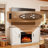 Free Standing Fireplace, Remote Control, 47'', Electric Fireplace Mantel, Adjustable Real 3D Flame Brightness