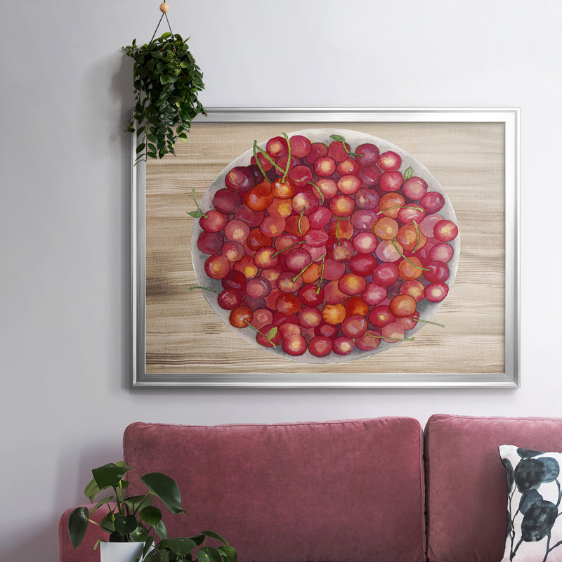 «Bowls Of Fruit IV», reproduction d'art sur toile, Argent, H 30 po x l 44 po x P 1,5 po