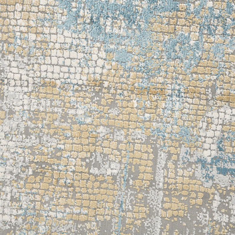 Brazell Abstract Indoor Rug, Rectangle 10'3" x 14'