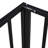 Queen Size Metal Floor Bed - With Fence And Door, Suits Different Styles Black Frame Versatile For Type-192261460-192261463