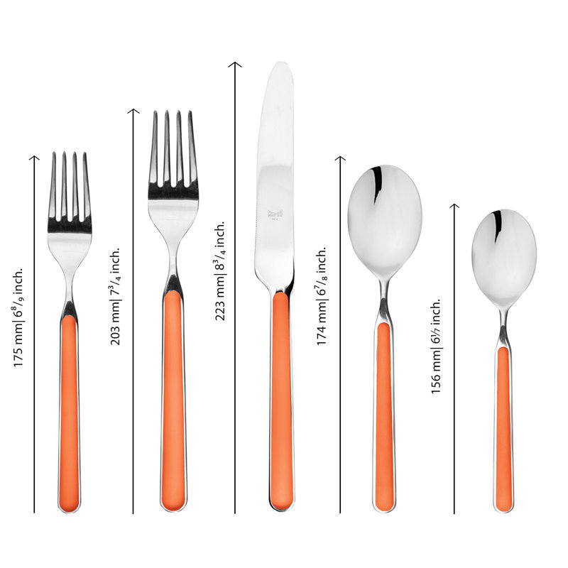 Fantasia Place Set 5 Pcs, Carrot